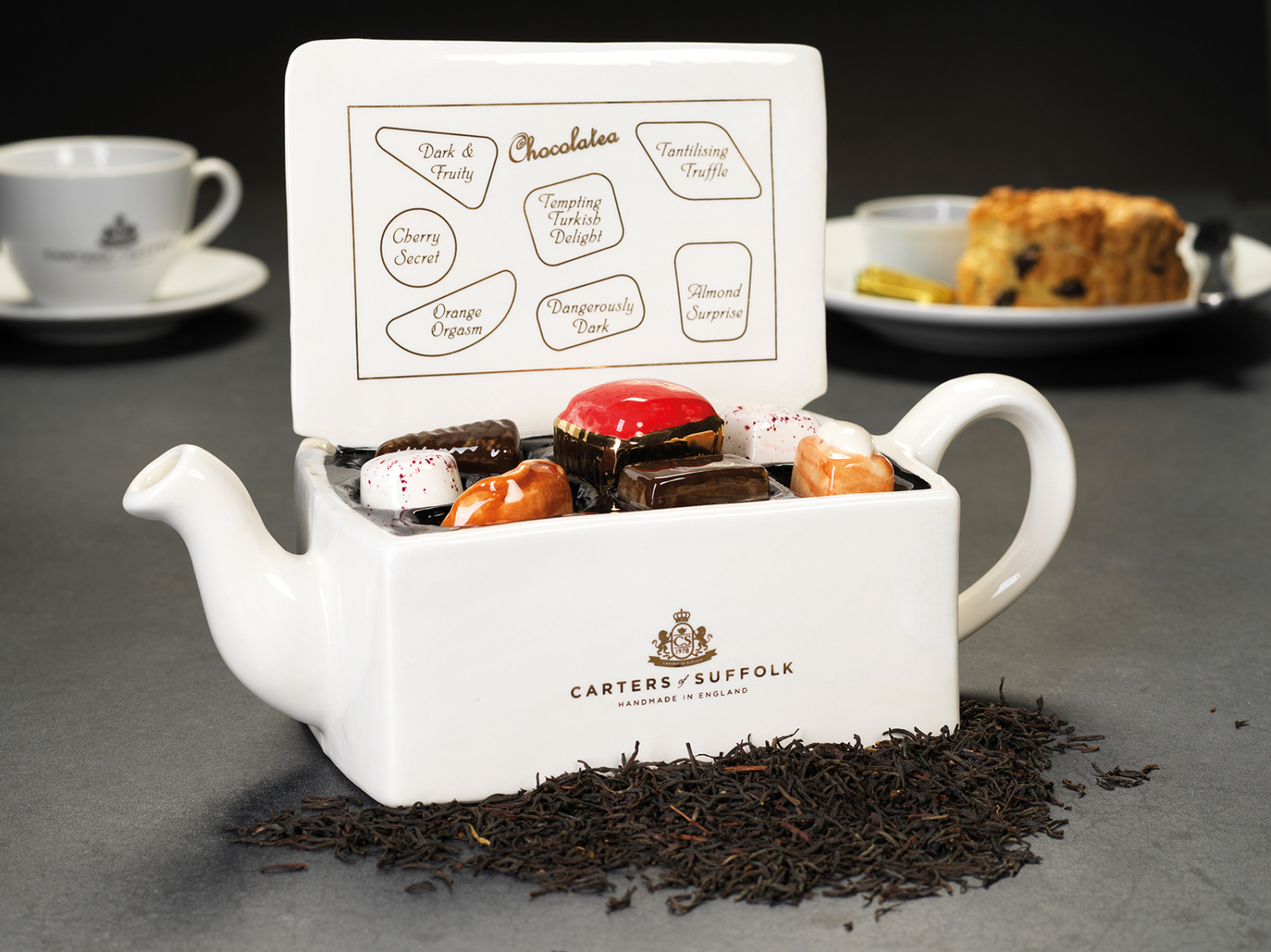 Novelty Box of Chocolates Teapot buy for £79.00 by Carters of Suffolk
