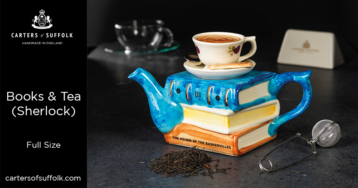 Novelty Books & Tea (Sherlock) Teapot buy for £69.00 - Carters of