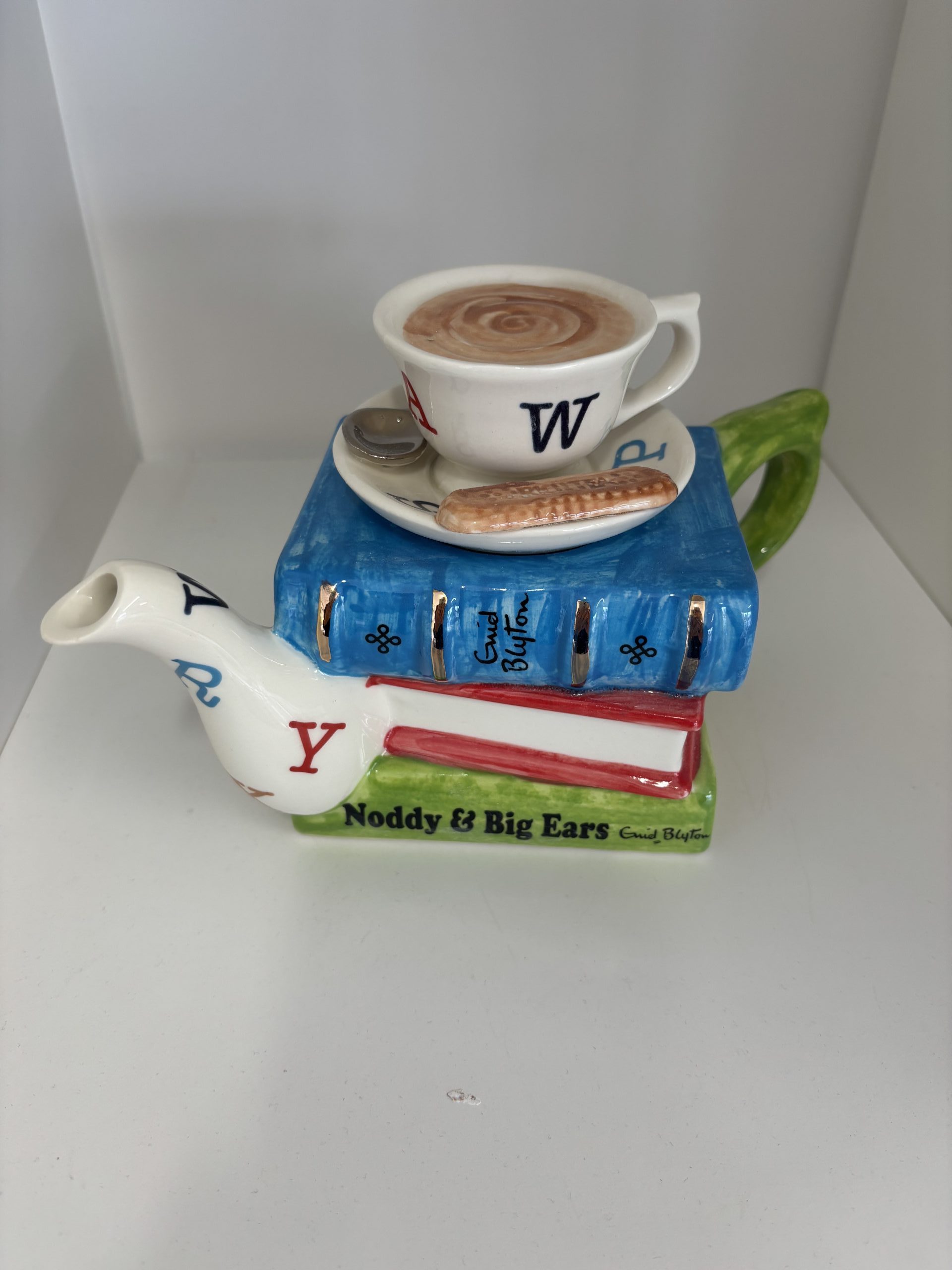 IMG_3608 Our ‘Enid Blyton Books’ teapot is a very popular design.